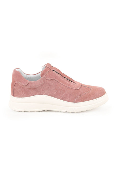 Kadın Sneaker Süet Kalın Hafif EVA Taban Bağcıksız Slip-on Günlük Şık Spor Ayakkabı LZ4508 - MALLTURK