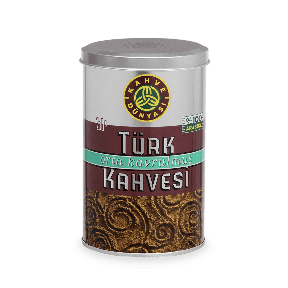 Medium Roast Turkish Coffee, Kahve Dunyasi, 250g – 8.82oz - MALLTURK