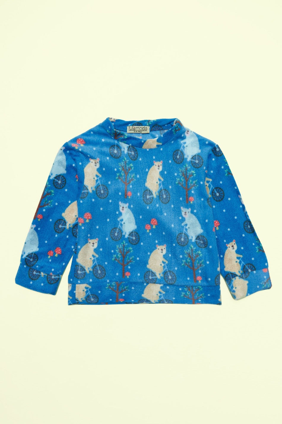Koala Printed Polar Unisex Children's Pajama Set - MALLTURK