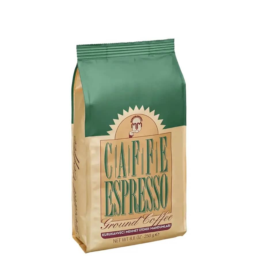 KuruKahveci Mehmet Efendi Espresso Coffee, 250g – 8.82oz - MALLTURK