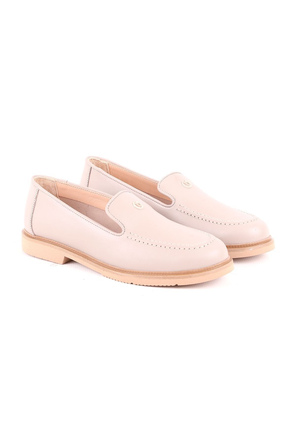 L039.15104 Mink Casual Leather Women's Shoes - MALLTURK