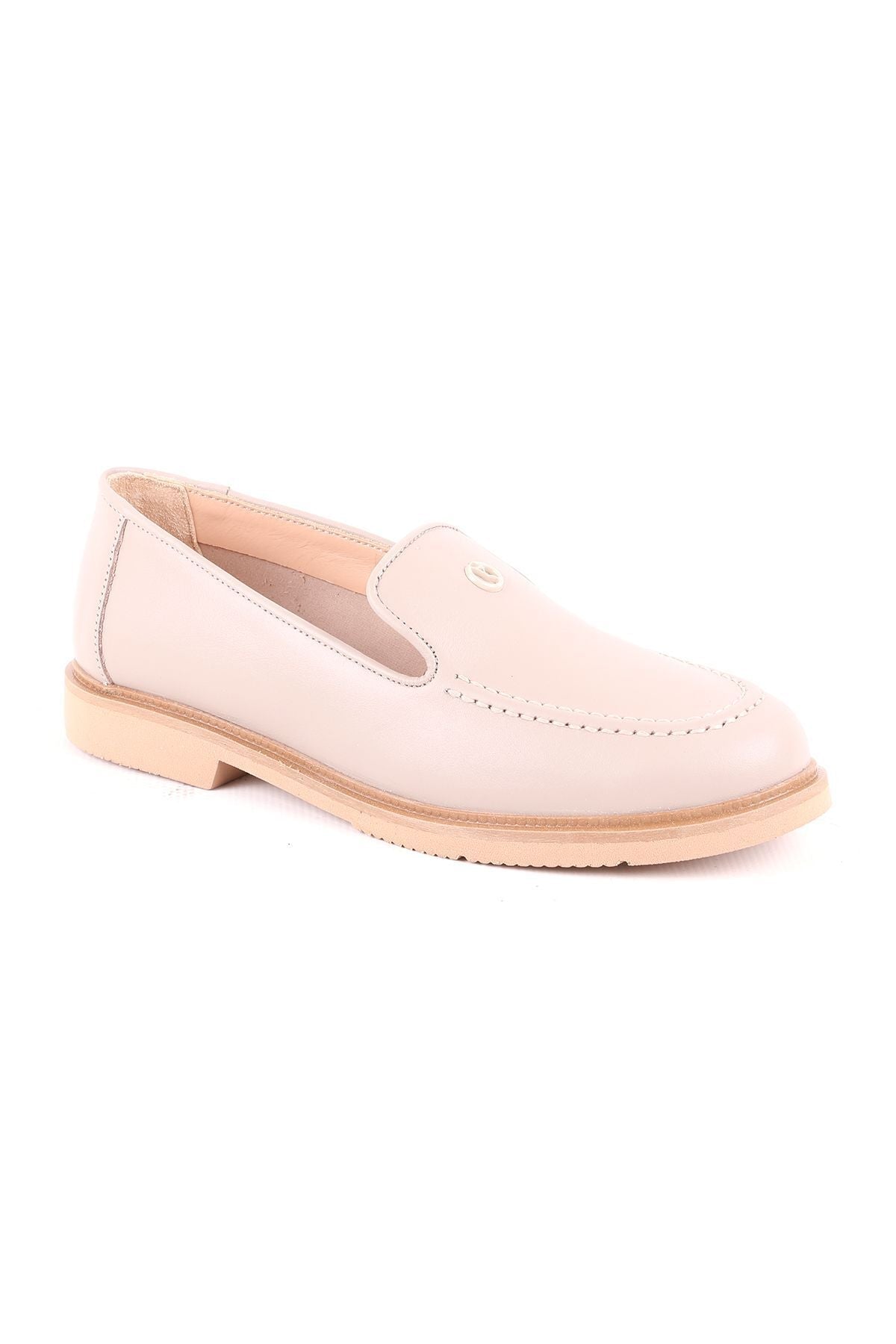 L039.15104 Mink Casual Leather Women's Shoes - MALLTURK