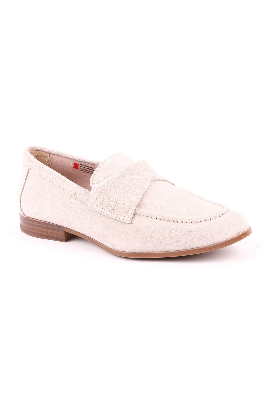 L039.15305 Loafers Patent Leather Women's Shoes TAUPE COLOR - MALLTURK
