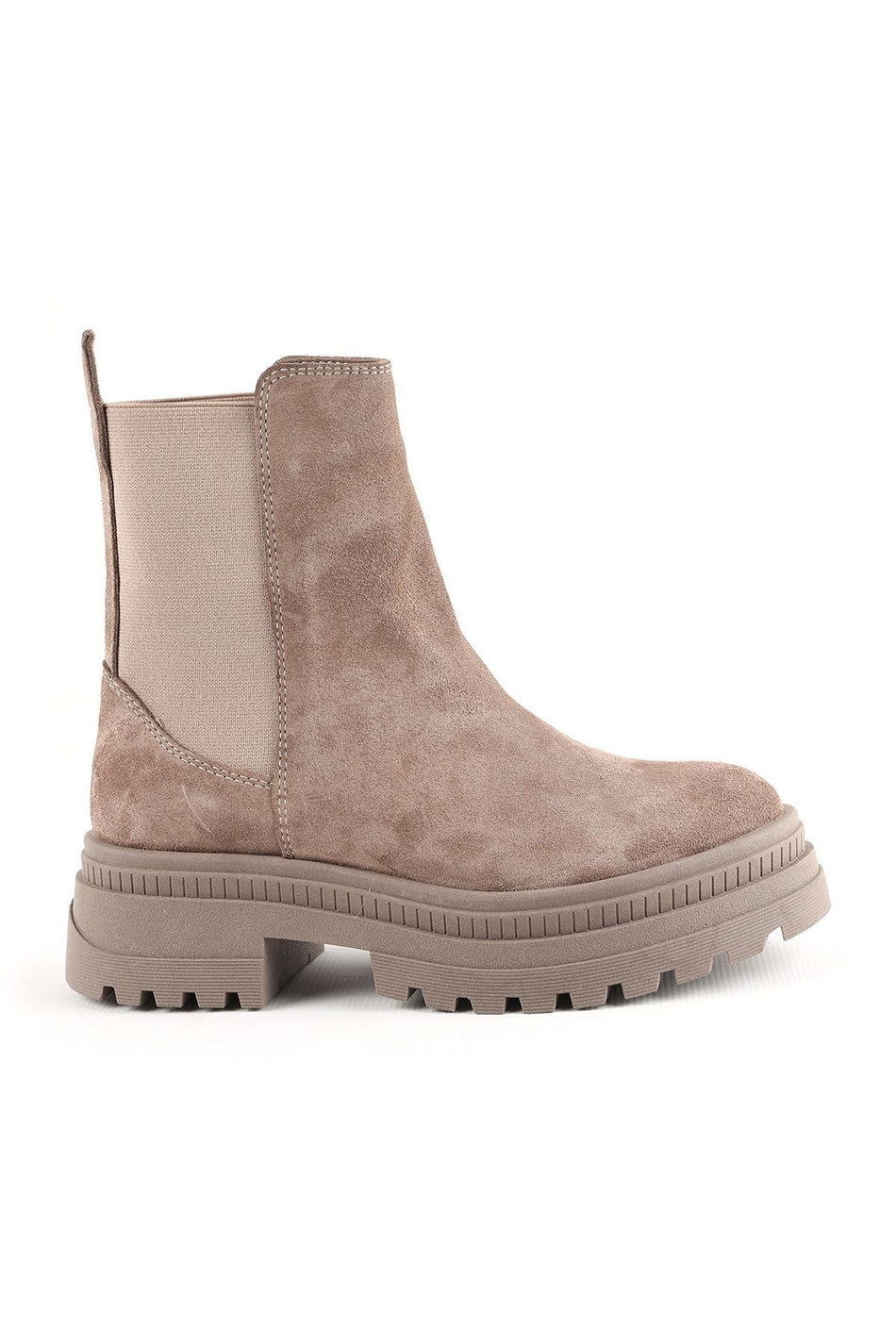 L04.345-t Suede Leather Women's Boots Mink - MALLTURK