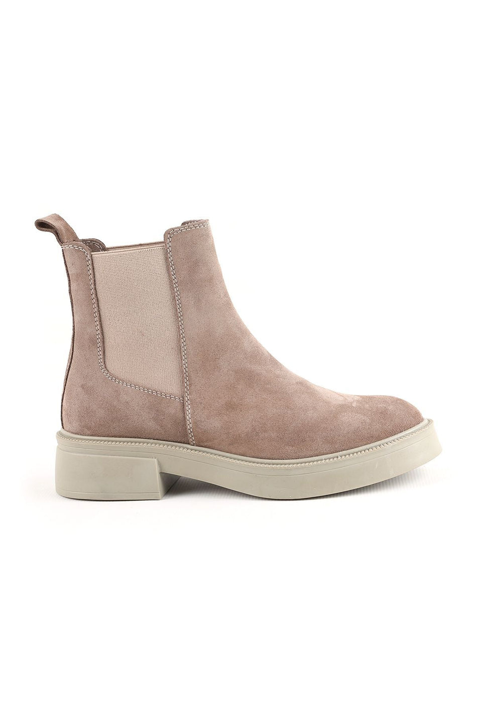 L04.353 Suede Leather Women's Boots Mink - MALLTURK