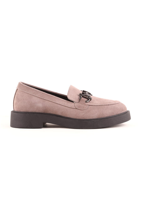L04.514 Suede Leather Women's Loafer Shoes - MALLTURK