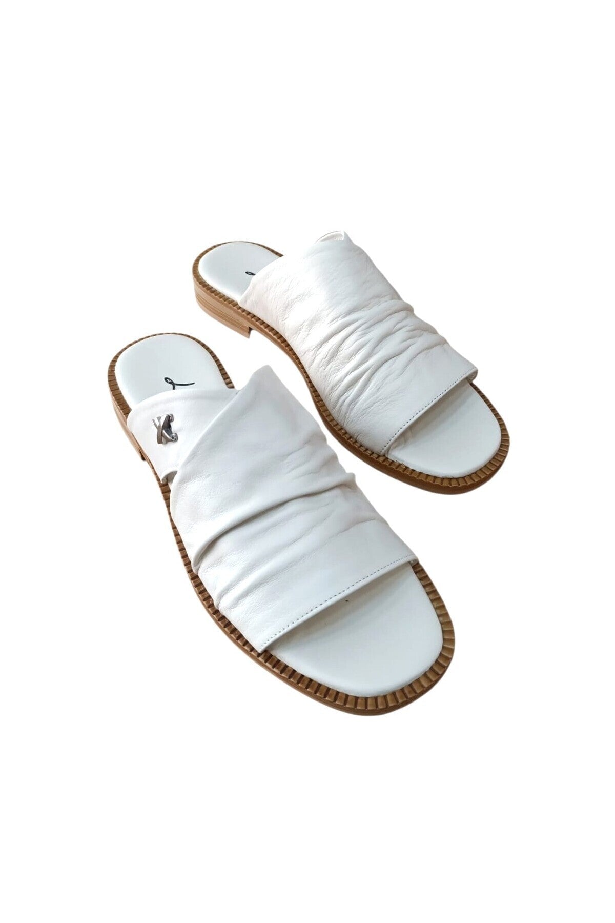 L060.136 Women's Thermo Antique Leather Slippers - MALLTURK