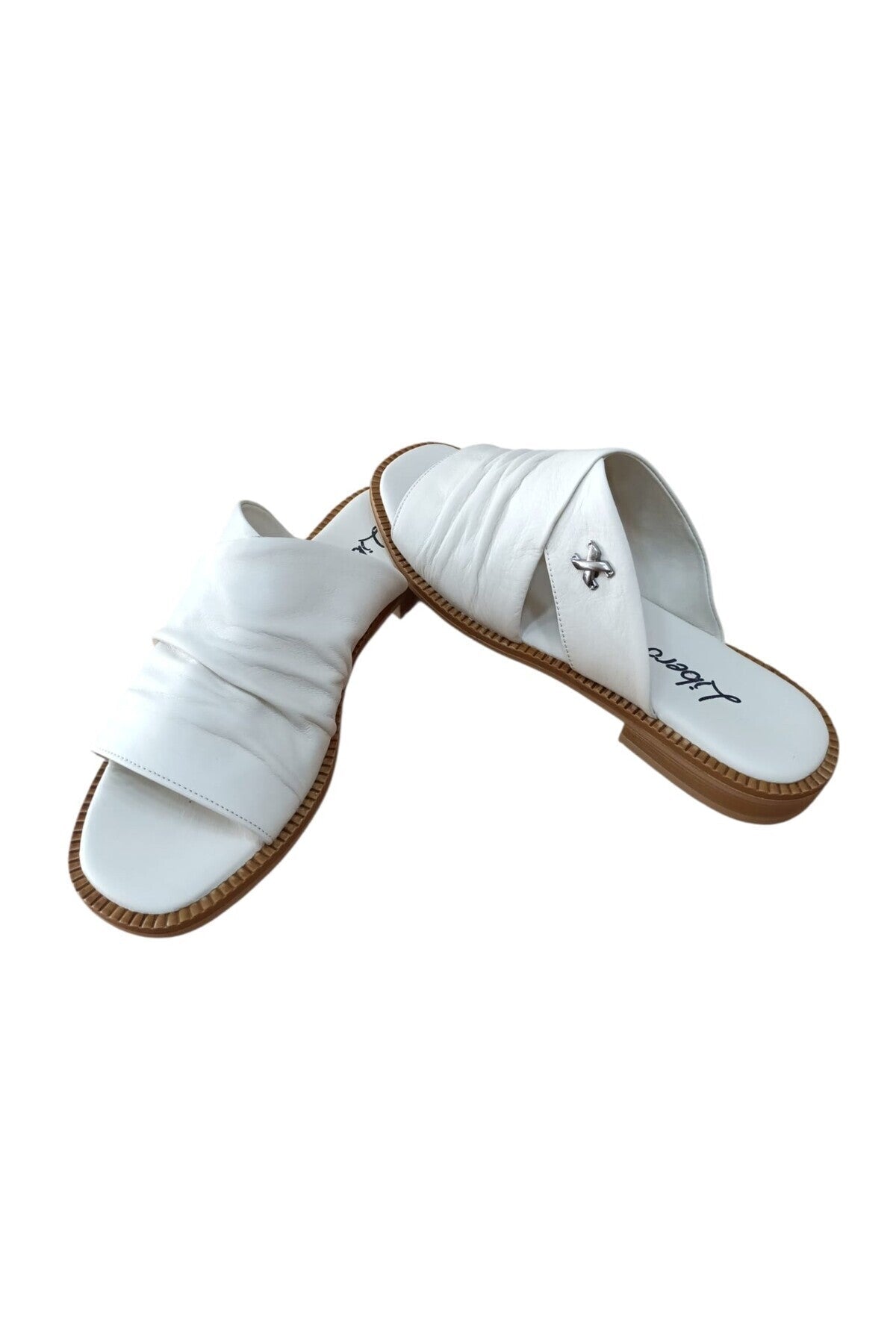 L060.136 Women's Thermo Antique Leather Slippers - MALLTURK