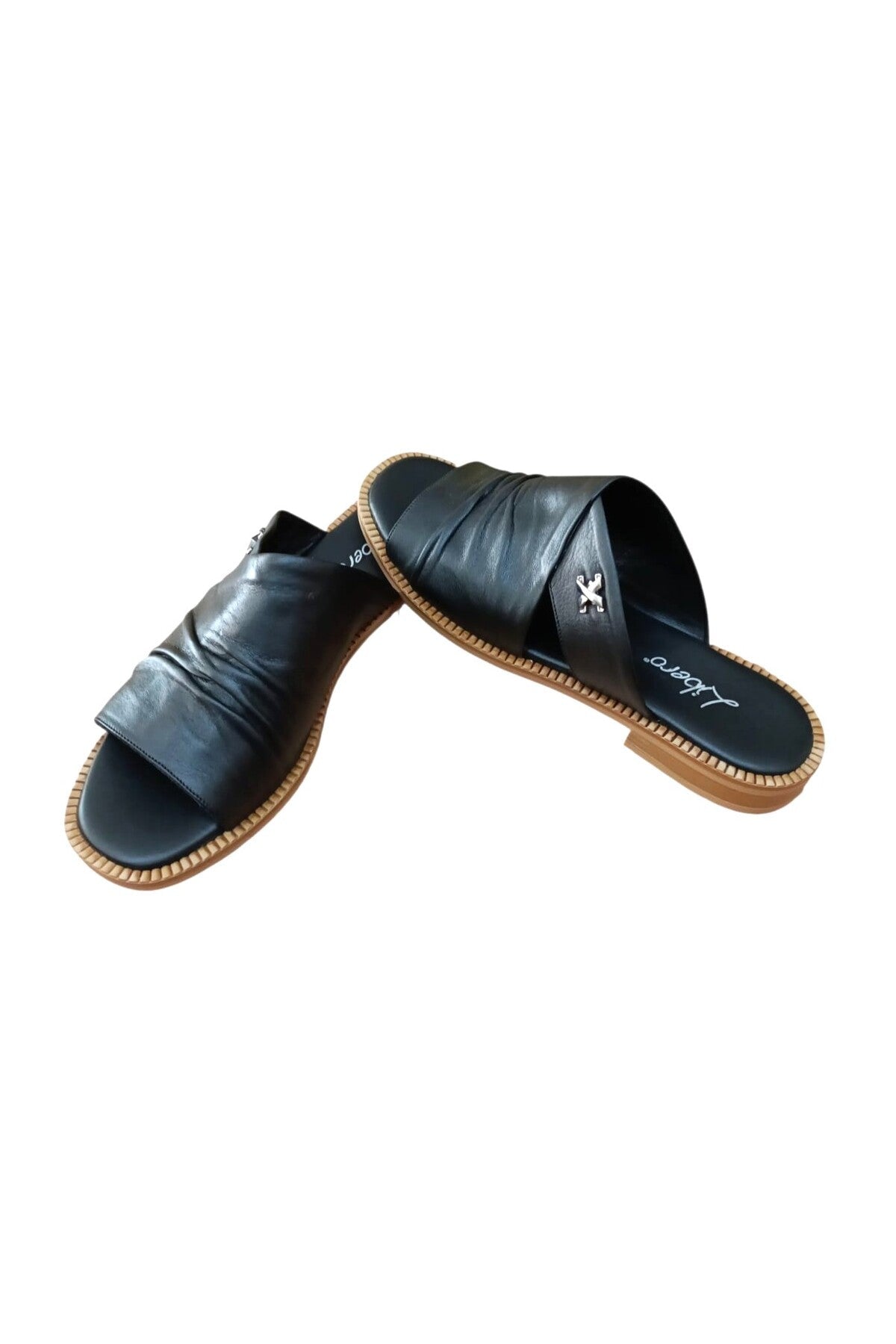 L060.136 Women's Thermo Antique Leather Slippers - MALLTURK