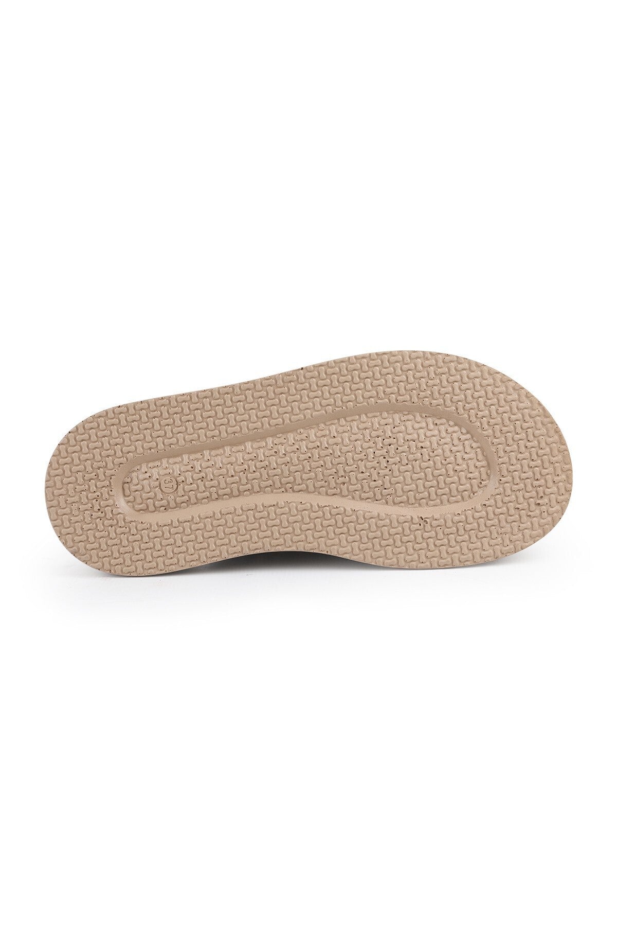 L060.650 Genuine Leather Buckle Poly Sole Comfortable Women's Sabo Slippers - MALLTURK