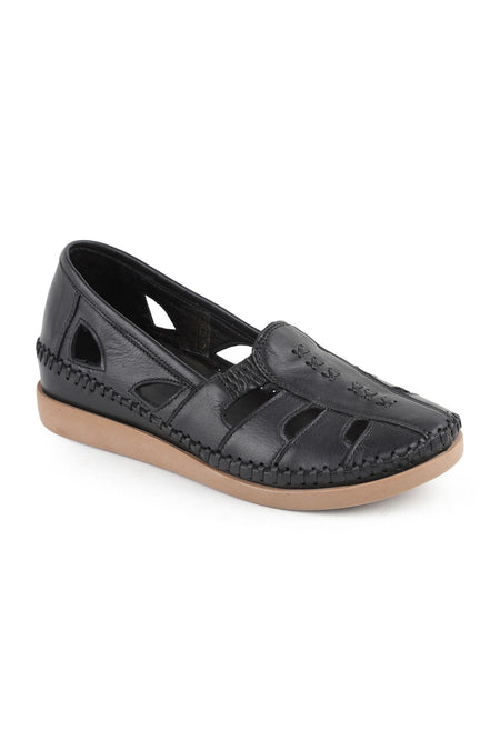 L069.25 Genuine Leather Hand-Stitched Comfortable Fit Women's Sandals Shoes - MALLTURK