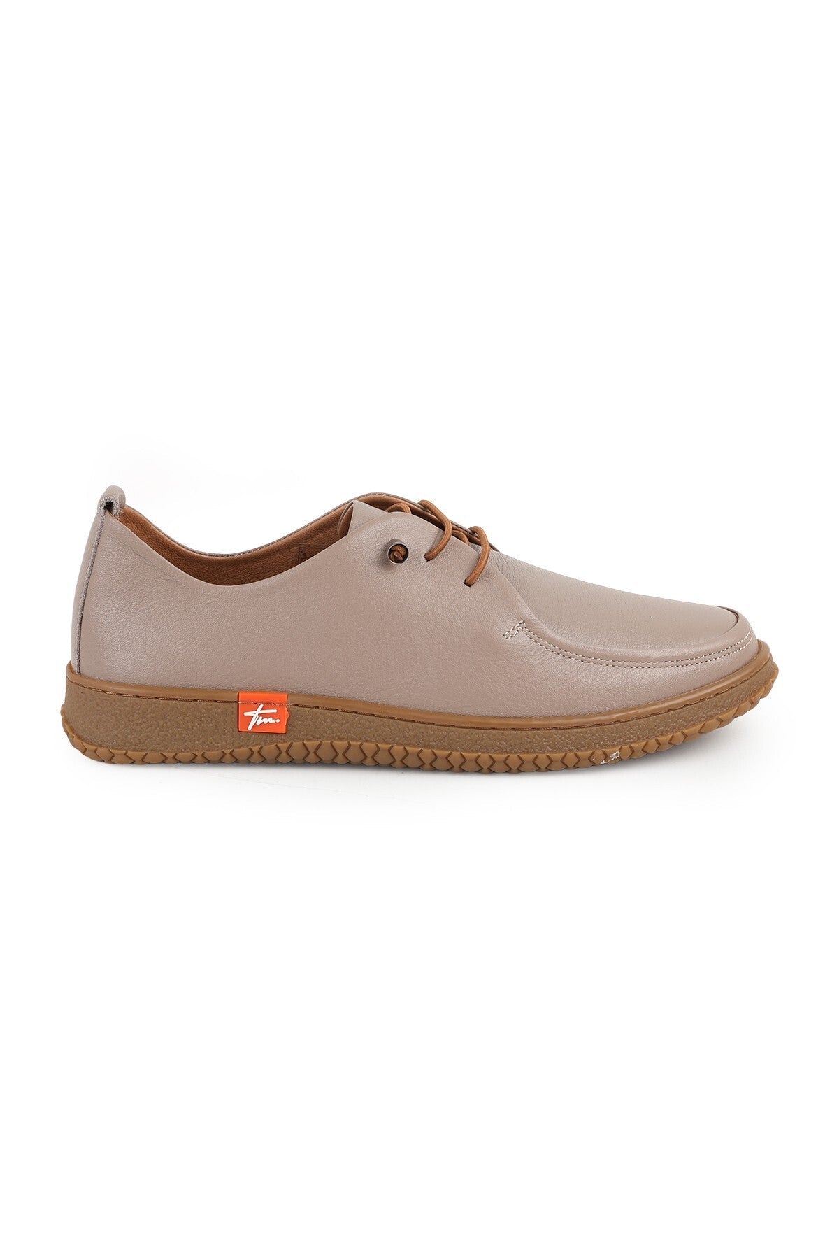 L075.1124 Genuine Leather Flexible Rubber Sole Lace-Up Women's Casual Shoes - MALLTURK