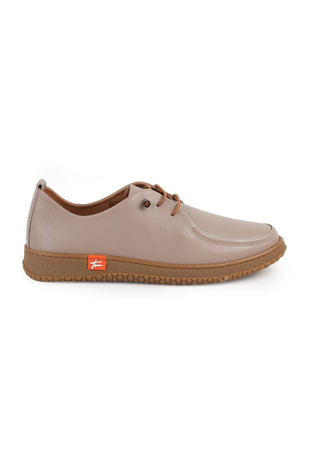 L075.1124 Genuine Leather Flexible Rubber Sole Lace-Up Women's Casual Shoes - MALLTURK