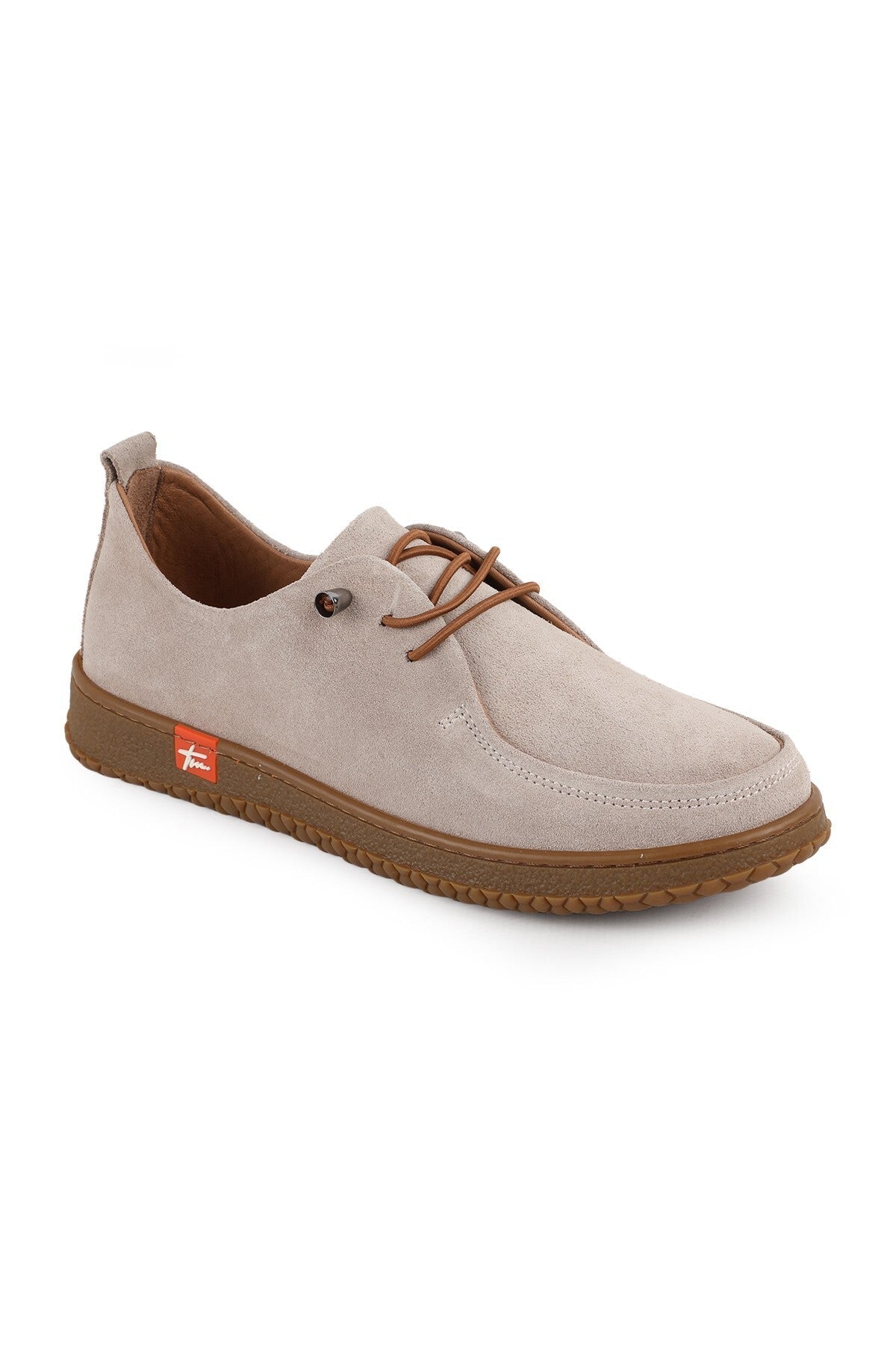 L075.1124 Genuine Leather Flexible Rubber Sole Lace-Up Women's Casual Shoes - MALLTURK