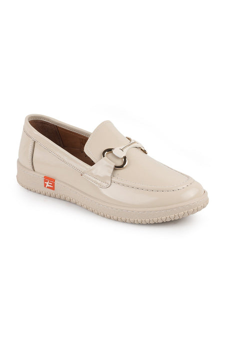 L075.1125 Genuine Patent Leather Buckle Flexible Rubber Sole Women's Loafer Shoes - MALLTURK