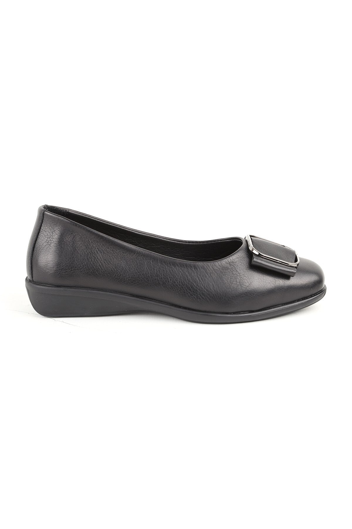 L076.3101 Genuine Leather Buckle Flexible Rubber Sole Women's Loafer Casual Shoes - MALLTURK