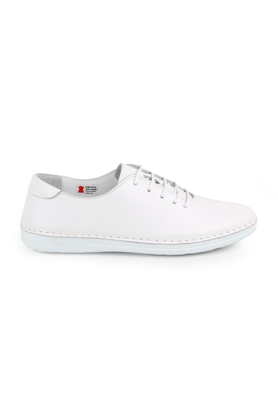 L077.221 Genuine Leather Lightweight Poly Sole Lace-Up Women's Casual Shoes 26Y - MALLTURK