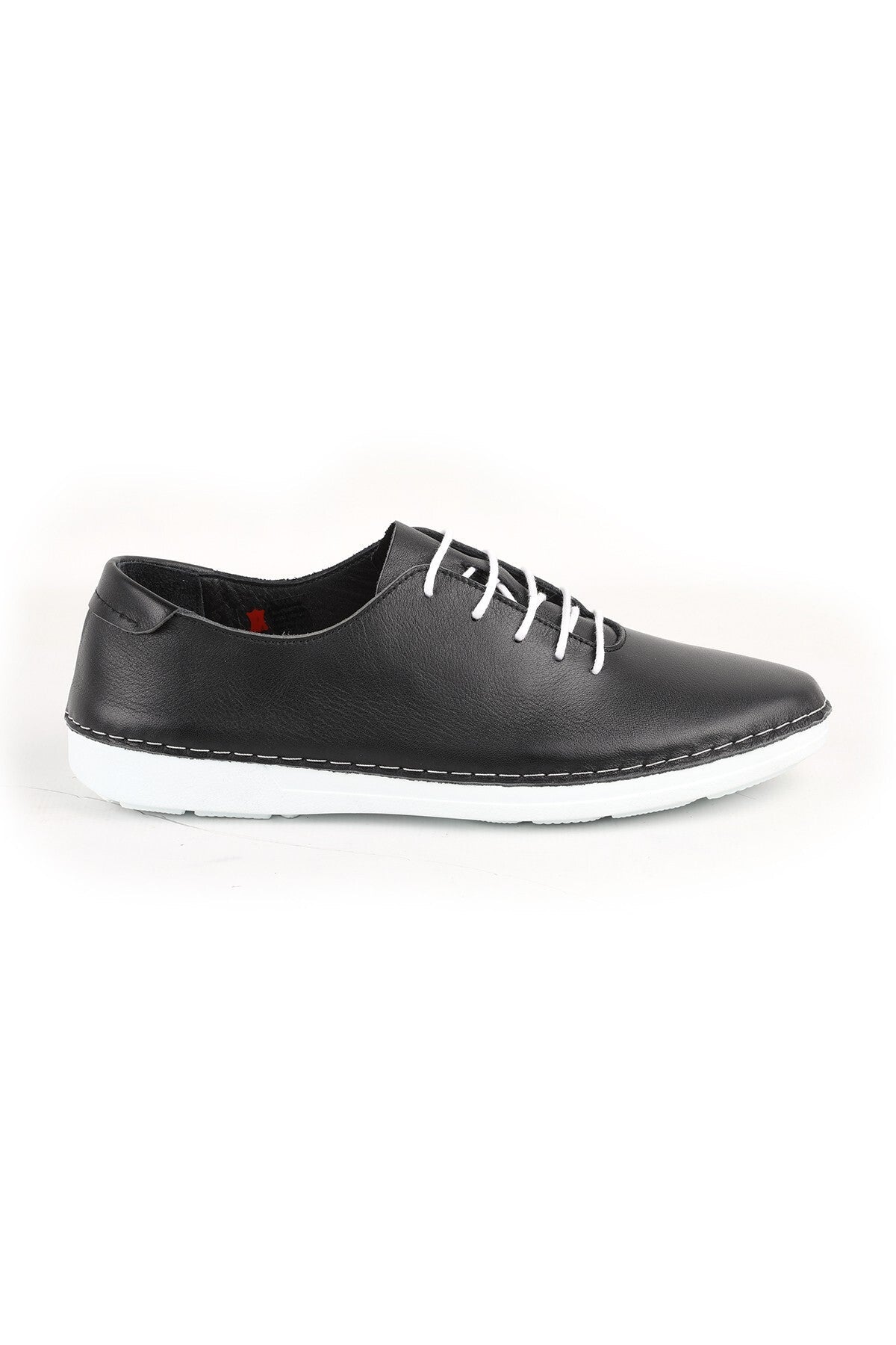 L077.221 Genuine Leather Lightweight Poly Sole Lace-Up Women's Casual Shoes 26Y - MALLTURK