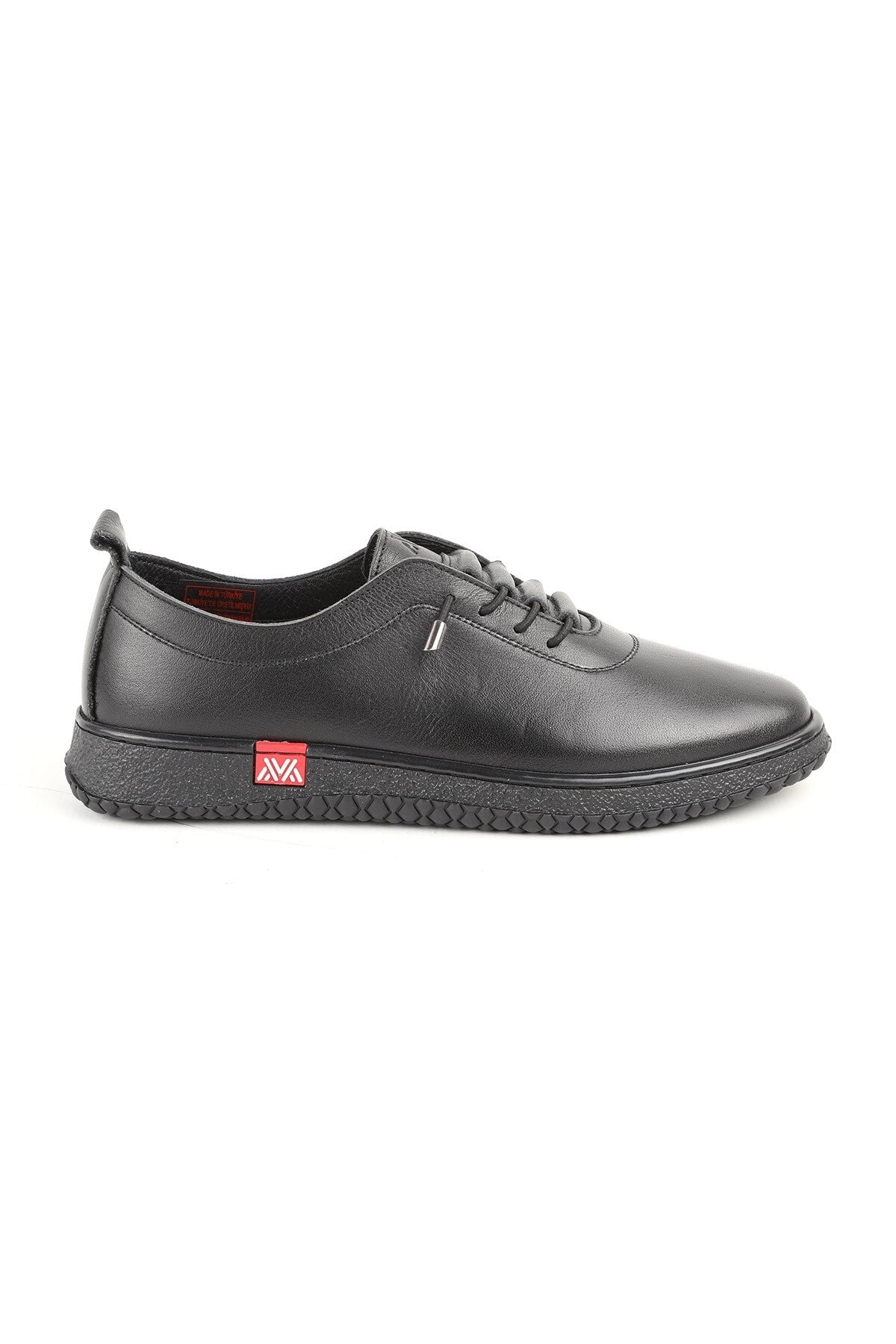 L077.2487 Genuine Leather Elastic Laced Non-Slip Rubber Sole Women's Casual Shoes 26Y - MALLTURK