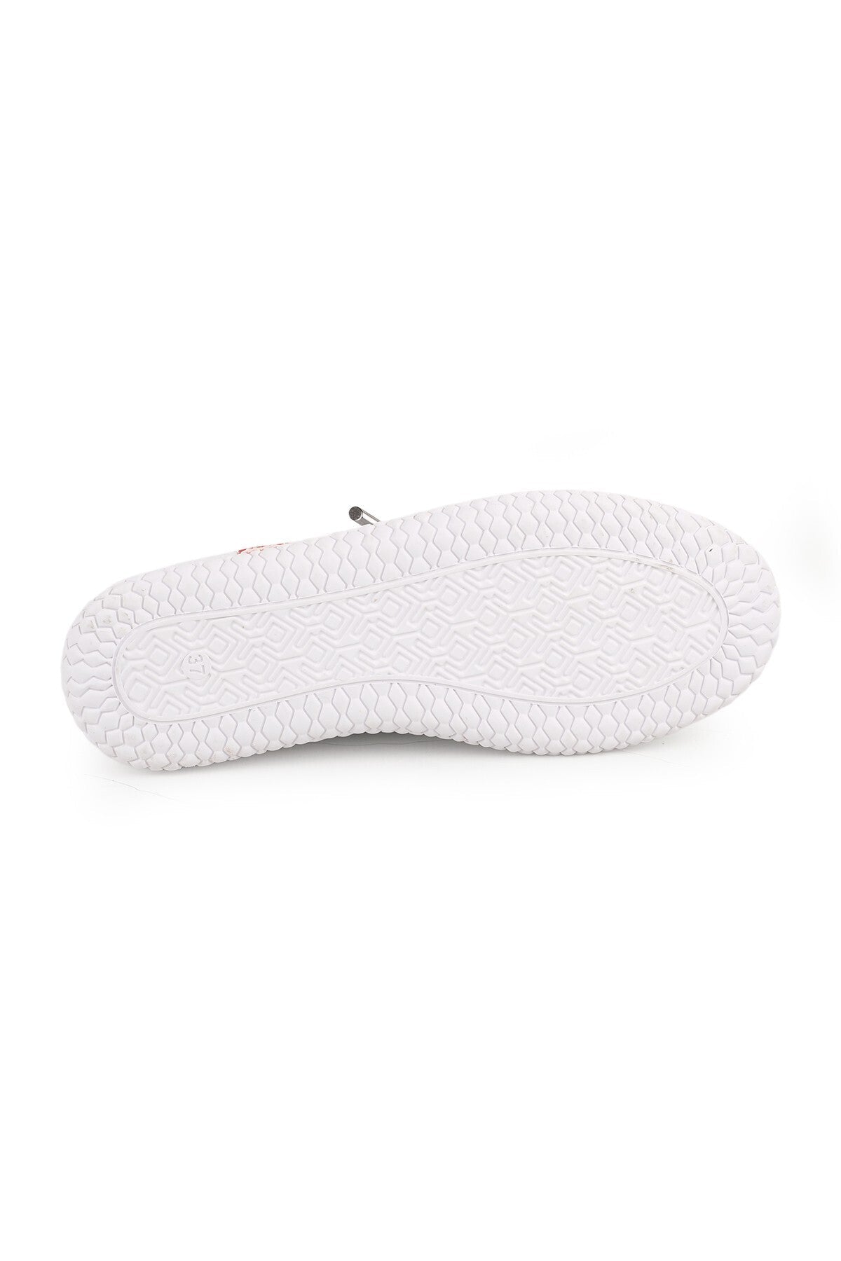 L077.2487 Genuine Leather Elastic Laced Non-Slip Rubber Sole Women's Casual Shoes 26Y - MALLTURK