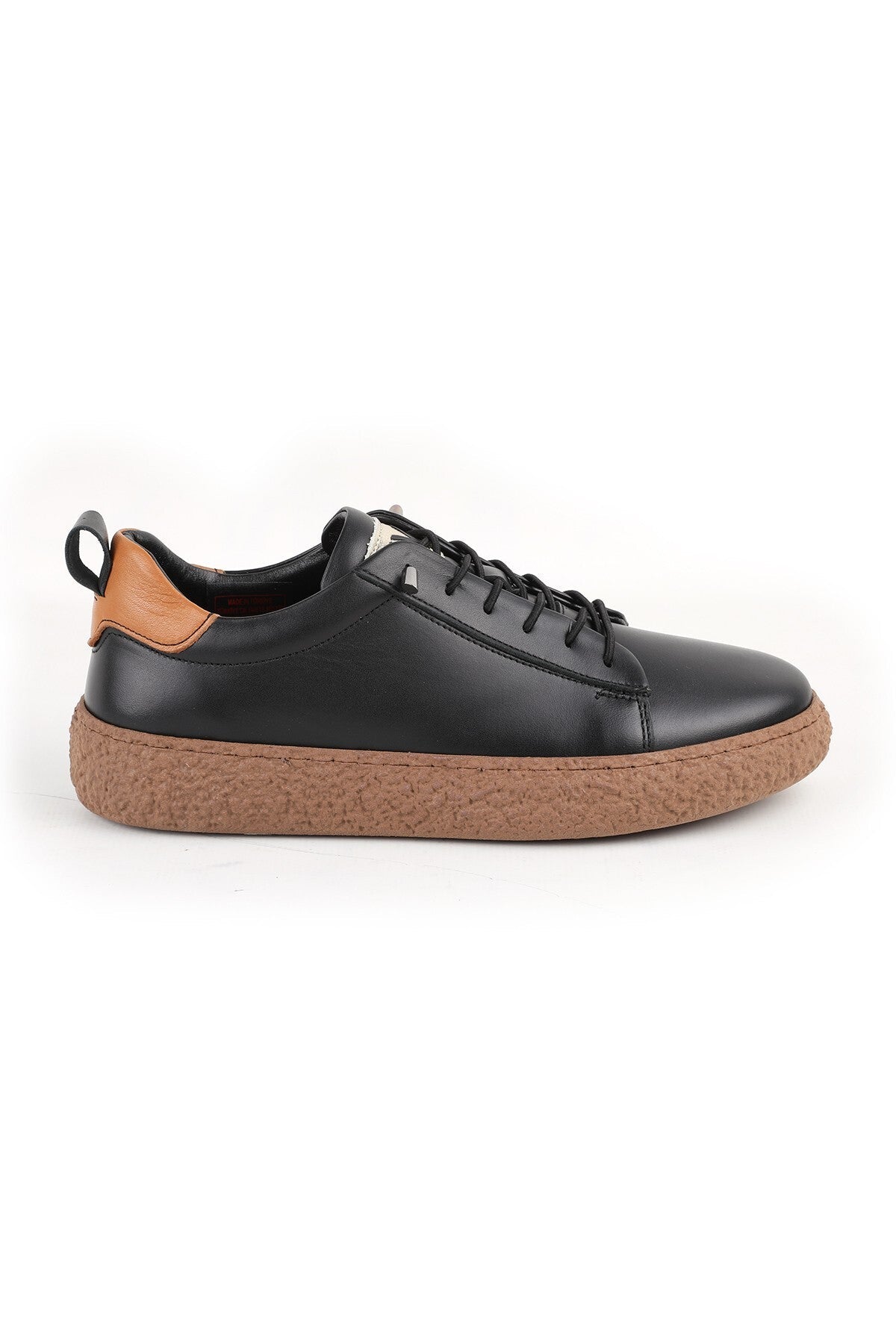L077.2684 Hakiki Deri Hafif Poli Taban Bağcıklı Kadın Casual Sneaker Ayakkabı 26Y - MALLTURK