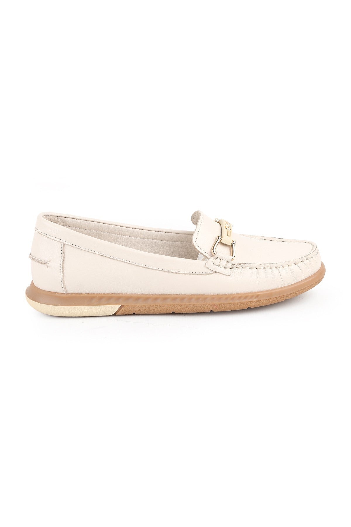 L081.24111 Genuine Leather Rubber Sole Daily Ballerina Shoes - MALLTURK
