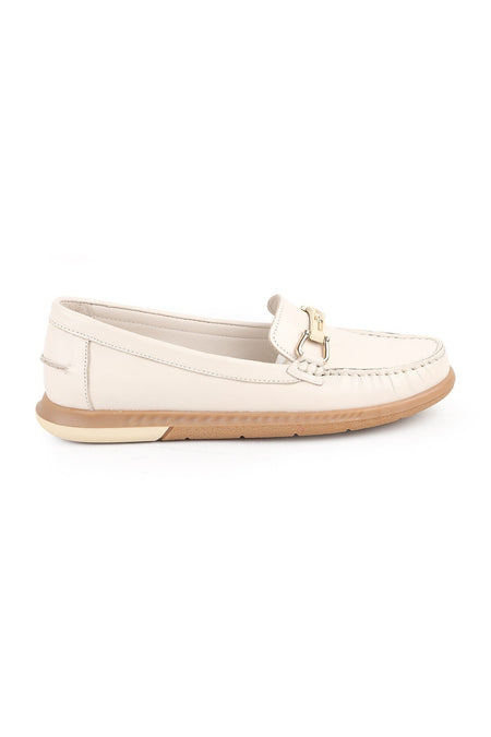 L081.24111 Genuine Leather Rubber Sole Daily Ballerina Shoes - MALLTURK