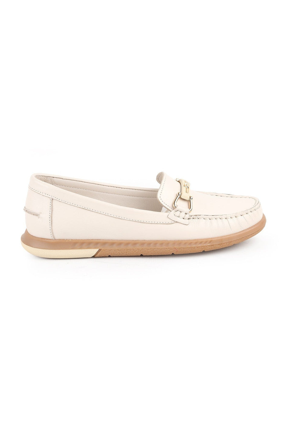 L081.24111 Genuine Leather Rubber Sole Daily Ballerina Shoes - MALLTURK