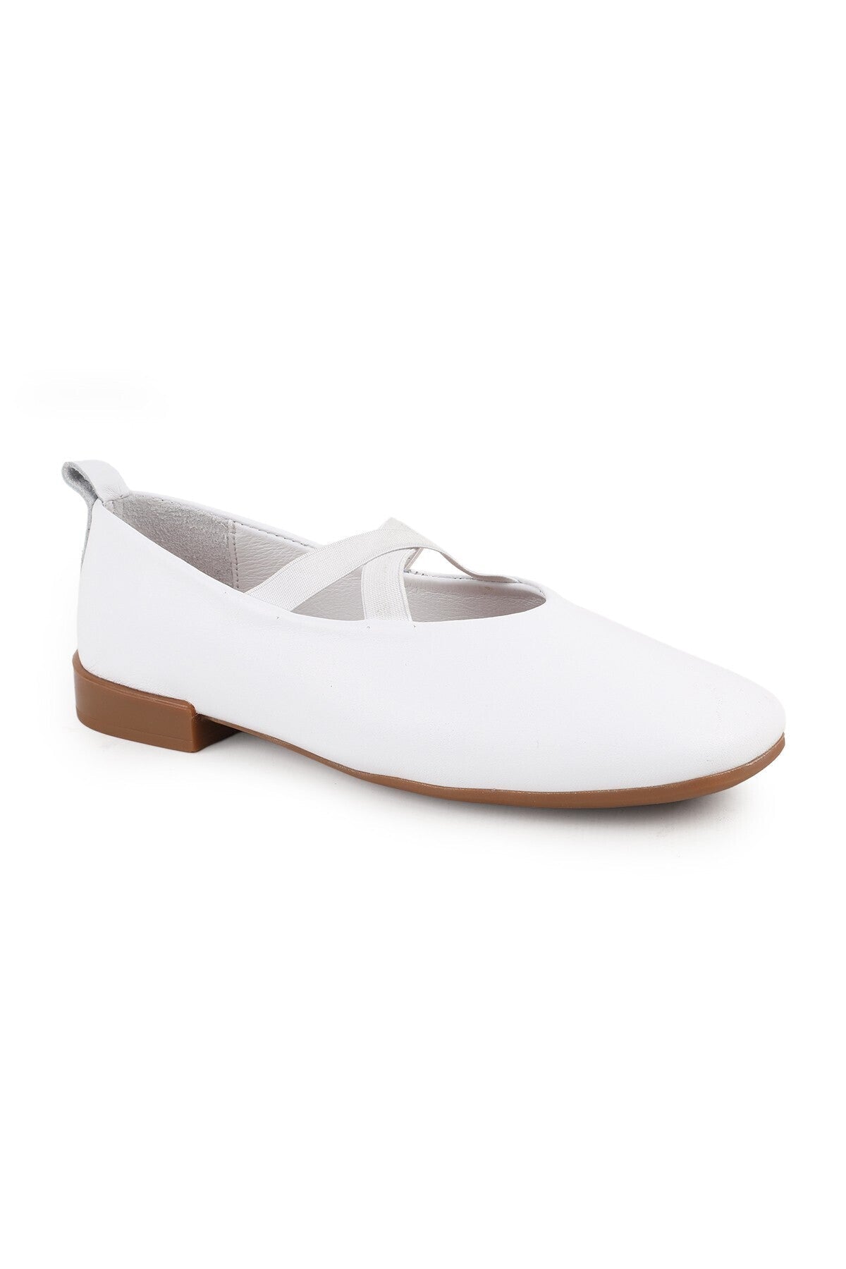 L081.25602 Genuine Leather Flexible Tpu Sole Women's Casual Loafers and Ballet Shoes - MALLTURK
