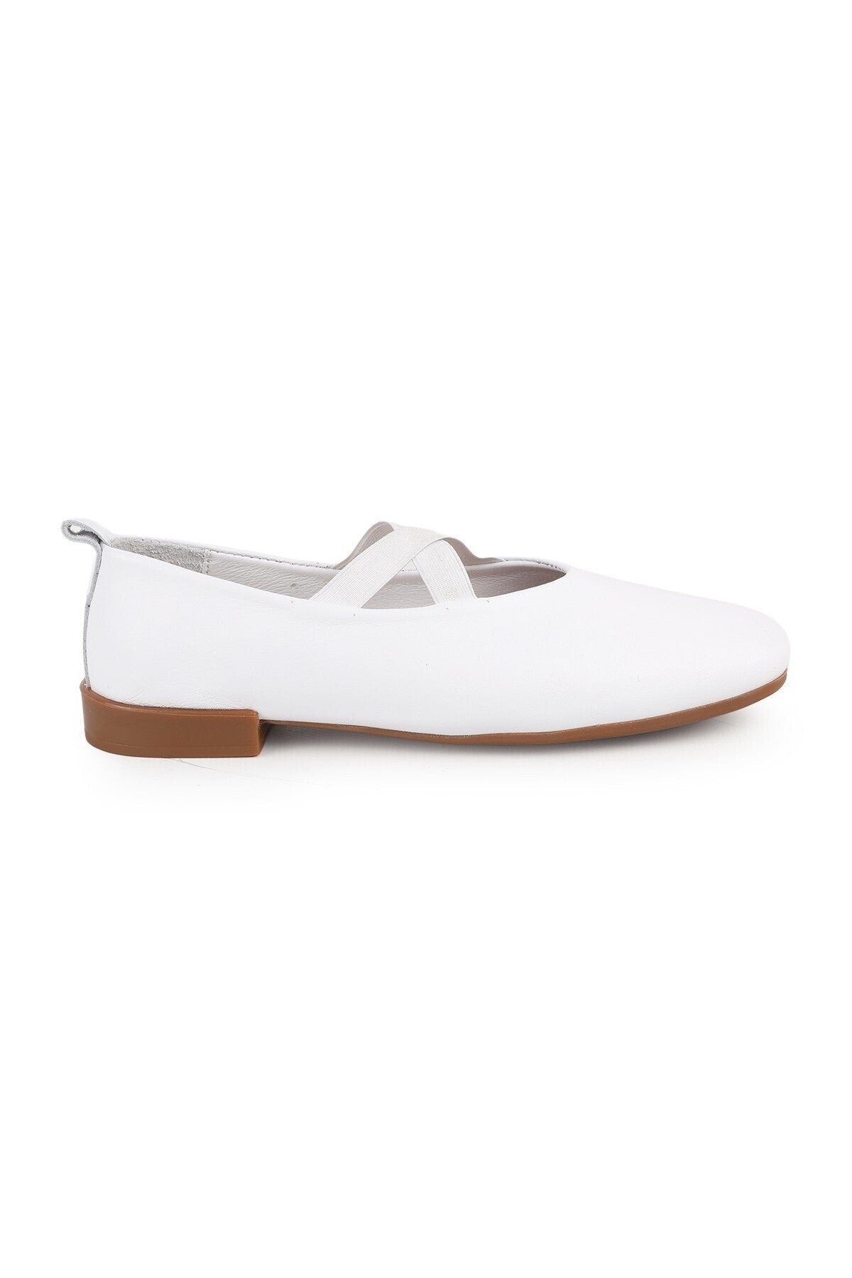 L081.25602 Genuine Leather Flexible Tpu Sole Women's Casual Loafers and Ballet Shoes - MALLTURK