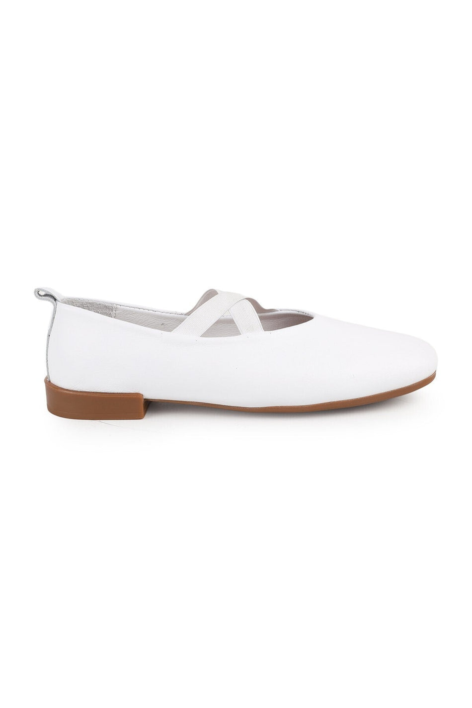 L081.25602 Genuine Leather Flexible Tpu Sole Women's Casual Loafers and Ballet Shoes - MALLTURK