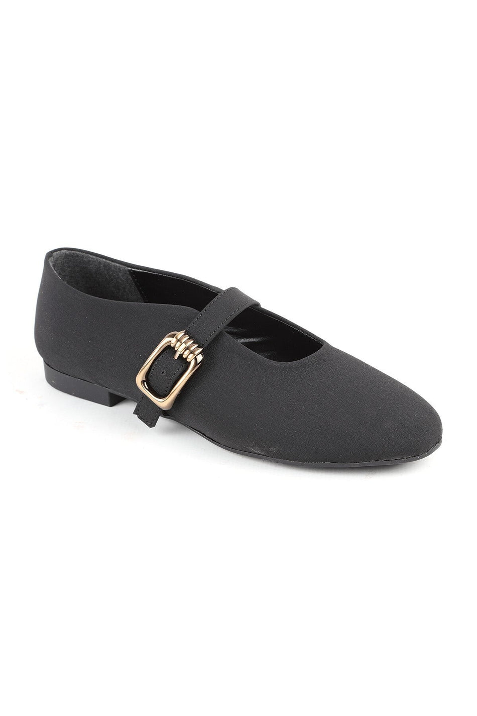 L085.K502 Genuine Nubuck Leather Buckle Mary Jane Flexible Tpu Sole Women's Casual Shoes - MALLTURK