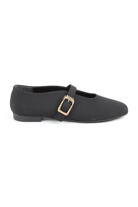 L085.K502 Genuine Nubuck Leather Buckle Mary Jane Flexible Tpu Sole Women's Casual Shoes - MALLTURK