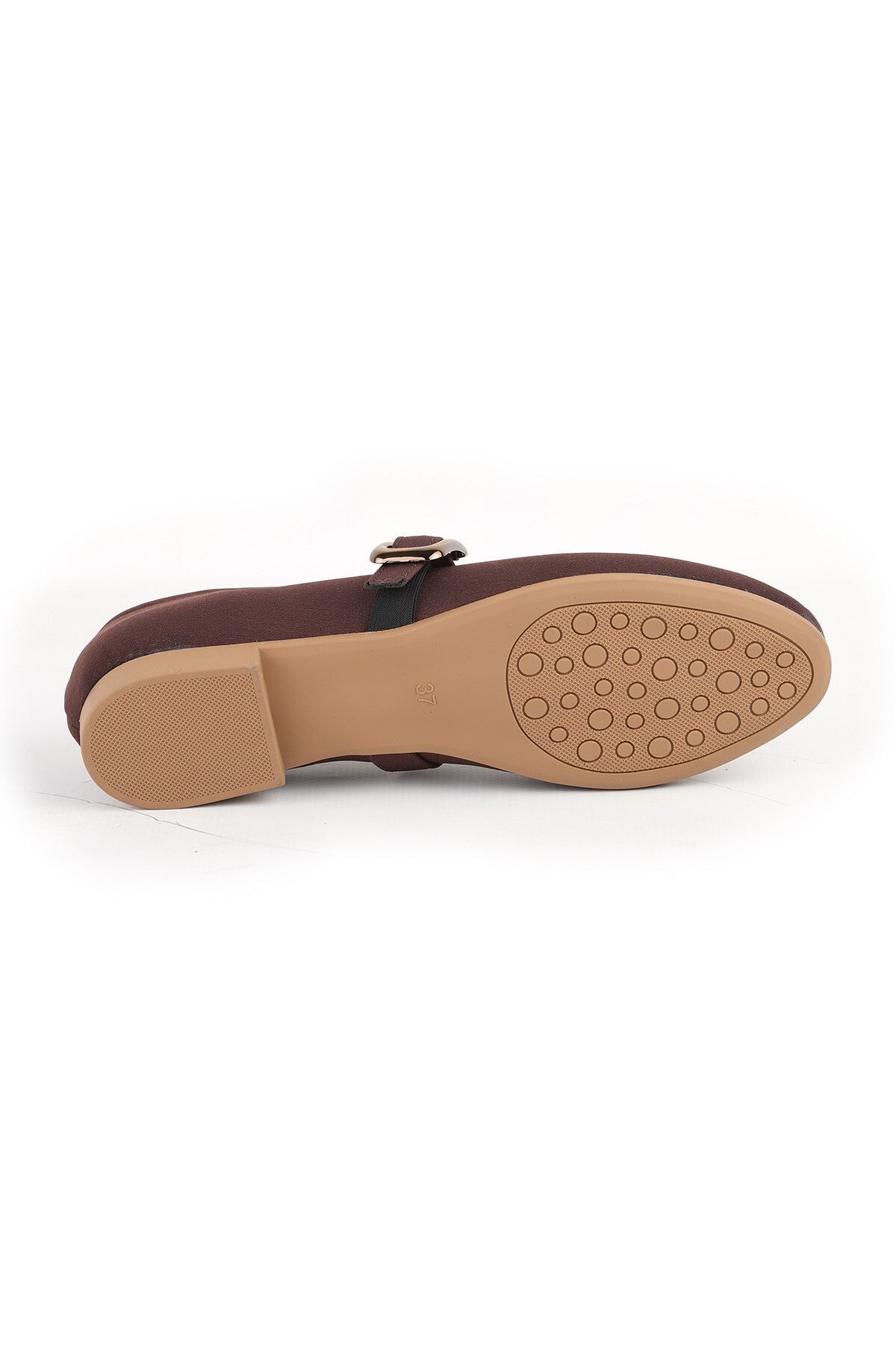 L085.K502 Genuine Nubuck Leather Buckle Mary Jane Flexible Tpu Sole Women's Casual Shoes - MALLTURK