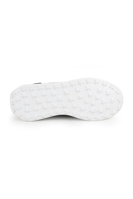 L10.2255 Hakiki Deri Baskılı Ultra Hafif Kalın Eva Taban Kadın Casual Sneaker - MALLTURK