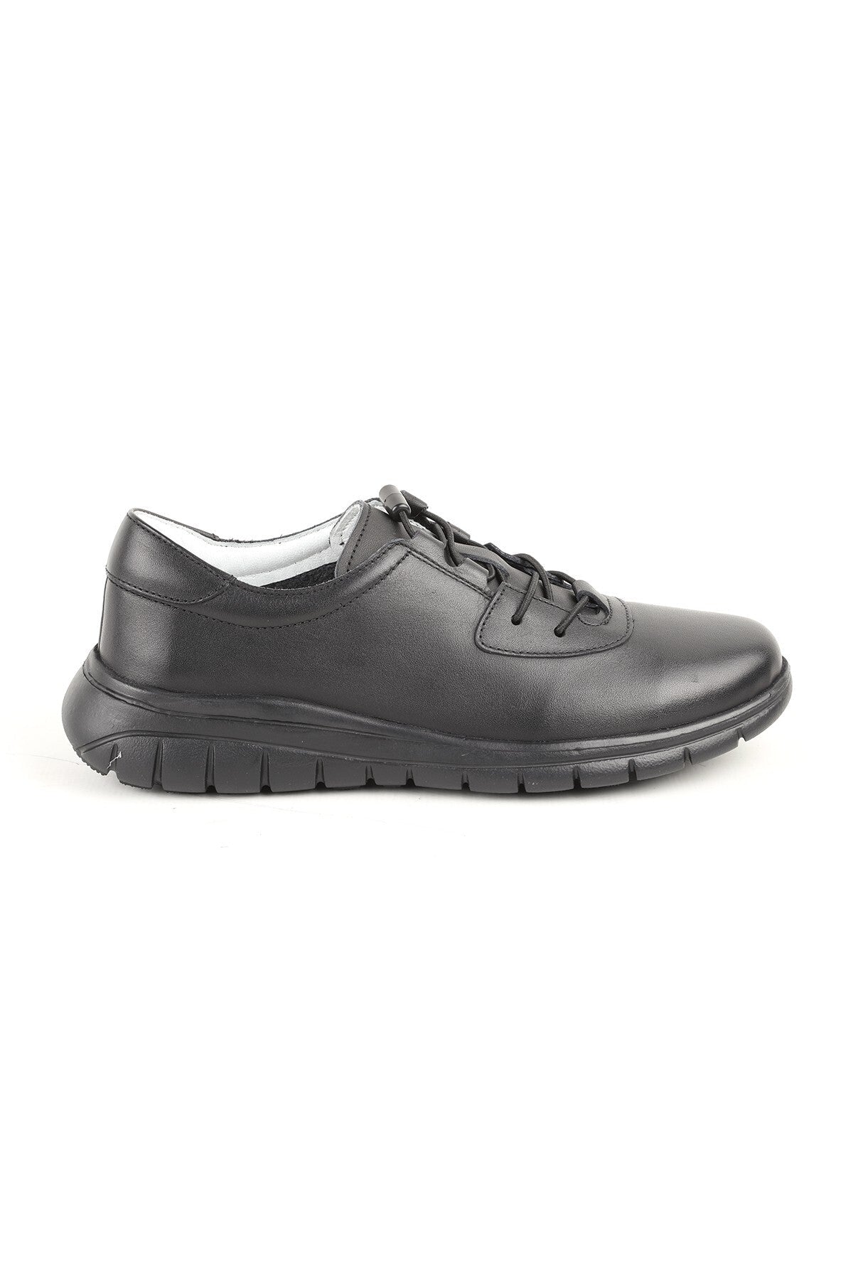 L10.2257 Genuine Leather Elastic Laced Ultra Light Eva Sole Women's Casual Shoes - MALLTURK
