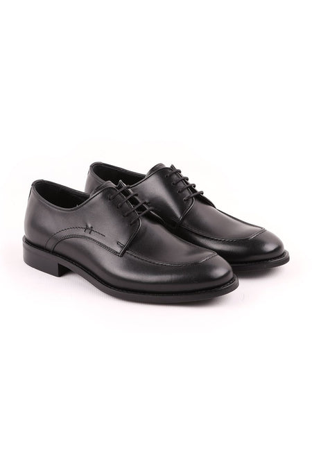 L3563 Classic Men's Shoes Black - MALLTURK