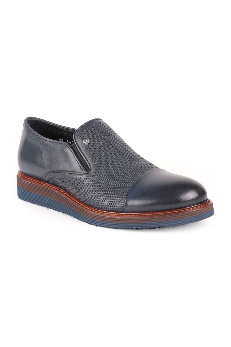 L3614 Casual Men's Shoes Navy Blue - MALLTURK