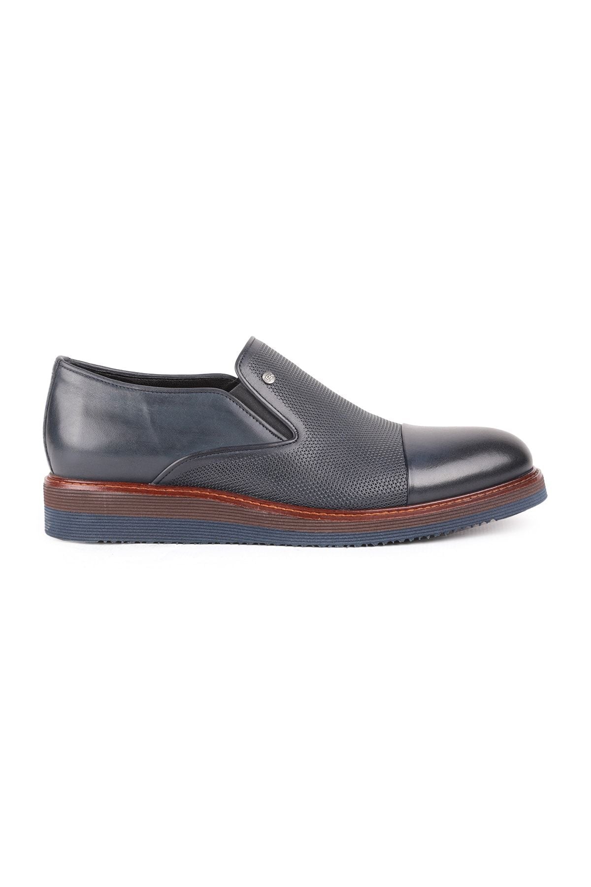 L3614 Casual Men's Shoes Navy Blue - MALLTURK