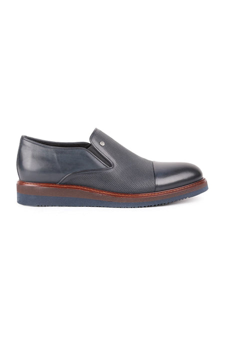 L3614 Casual Men's Shoes Navy Blue - MALLTURK