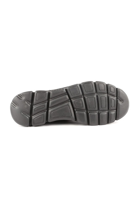 L3625 Black Leather Men's Sports Shoes - MALLTURK