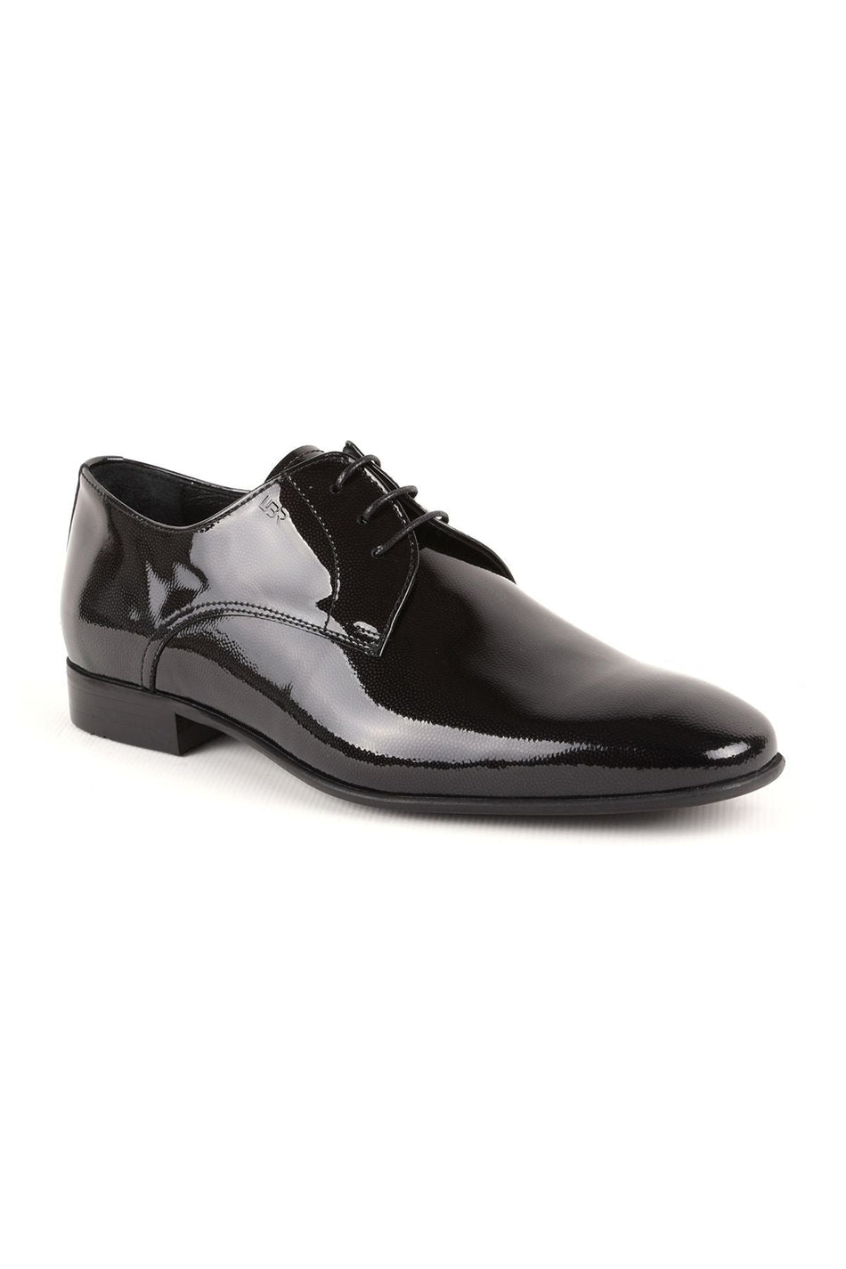 L3744 Patent Leather Men's Classic Shoes BLACK - MALLTURK