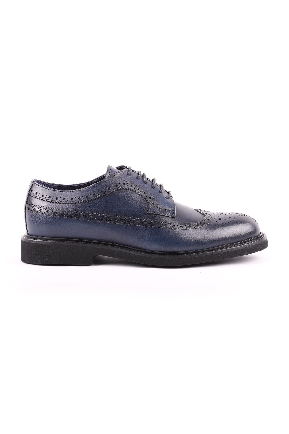 L3814 Men's Casual Shoes Navy Blue - MALLTURK