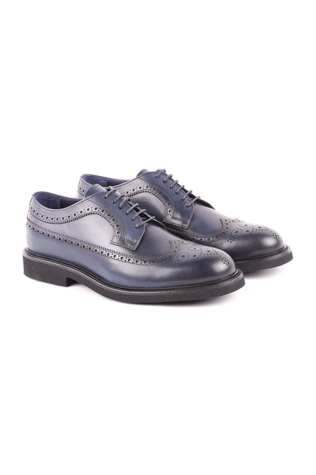 L3814 Men's Casual Shoes Navy Blue - MALLTURK