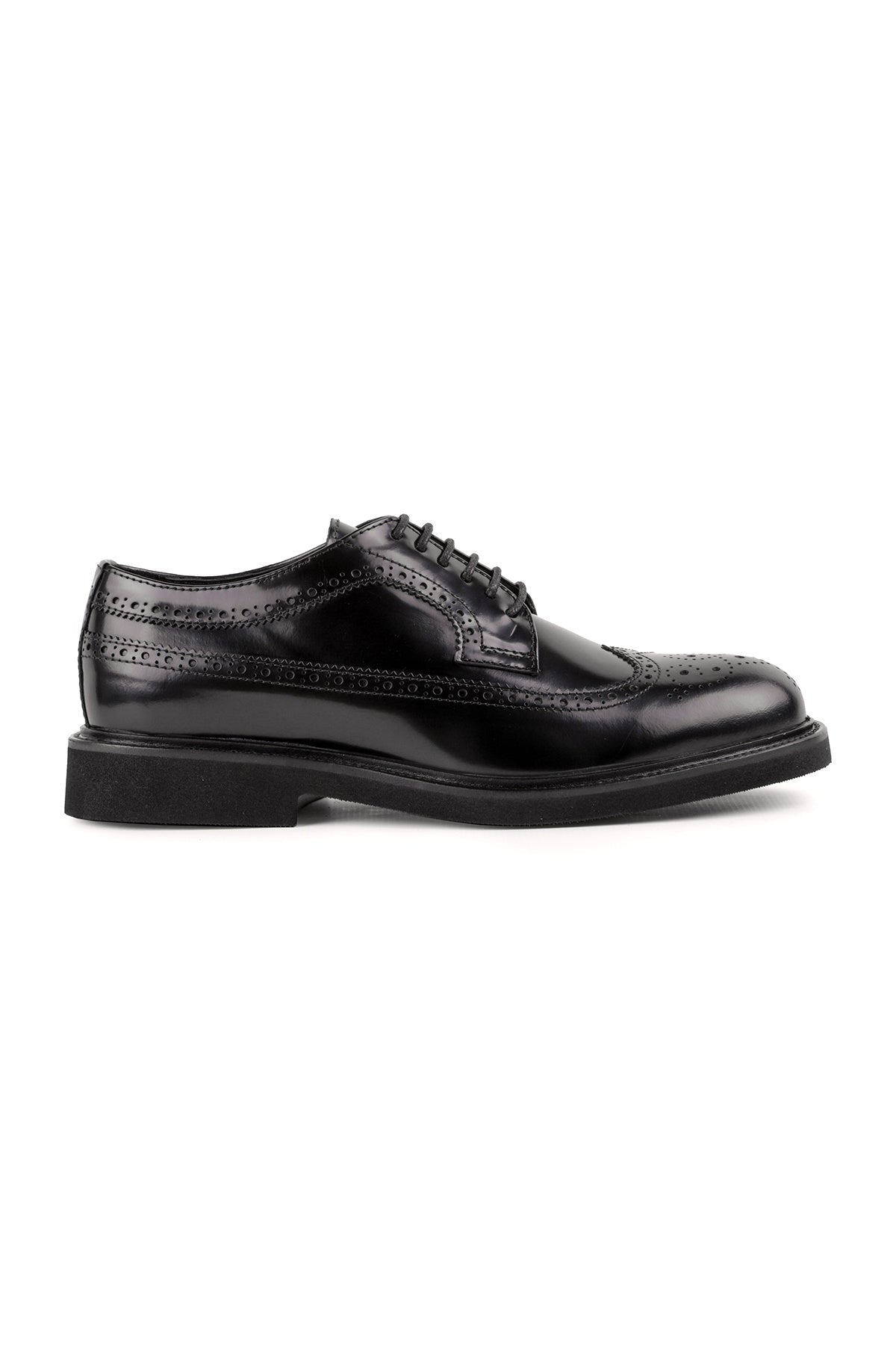 L3814 Open Leather Men's Casual Shoes Eva Black - MALLTURK