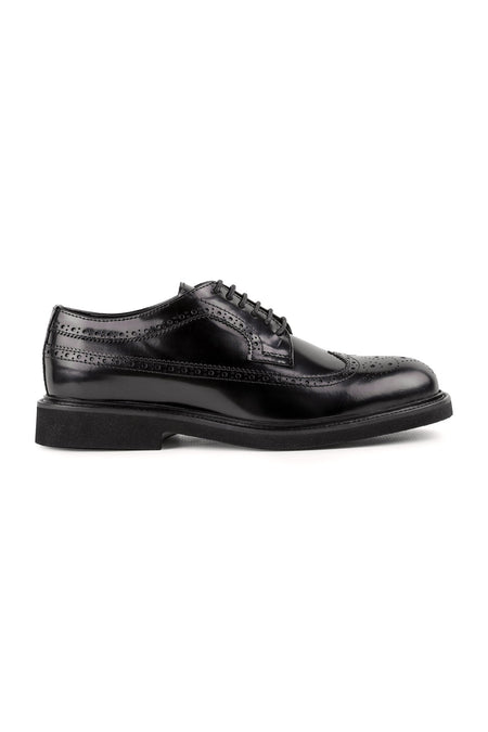 L3814 Open Leather Men's Casual Shoes Eva Black - MALLTURK