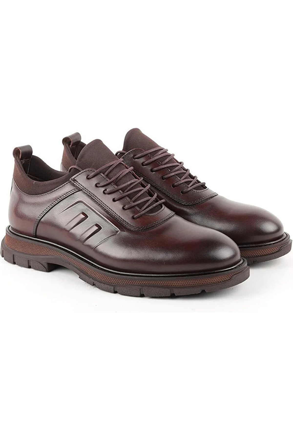 L3815 Men's Daily Thermo Shoes Brown - MALLTURK
