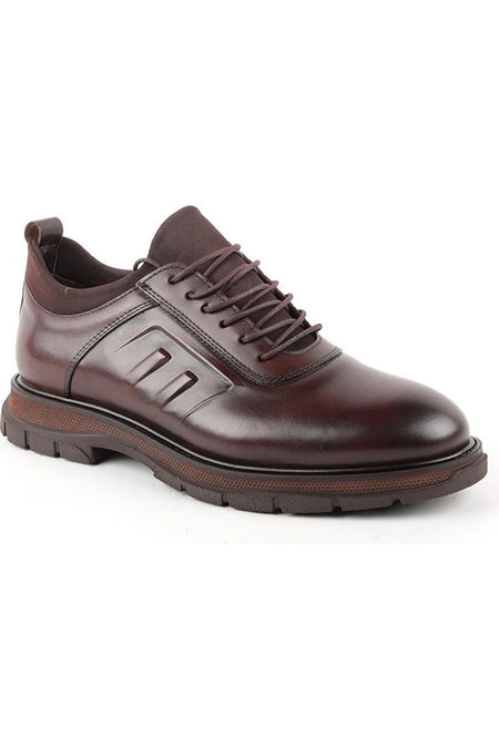 L3815 Men's Daily Thermo Shoes Brown - MALLTURK