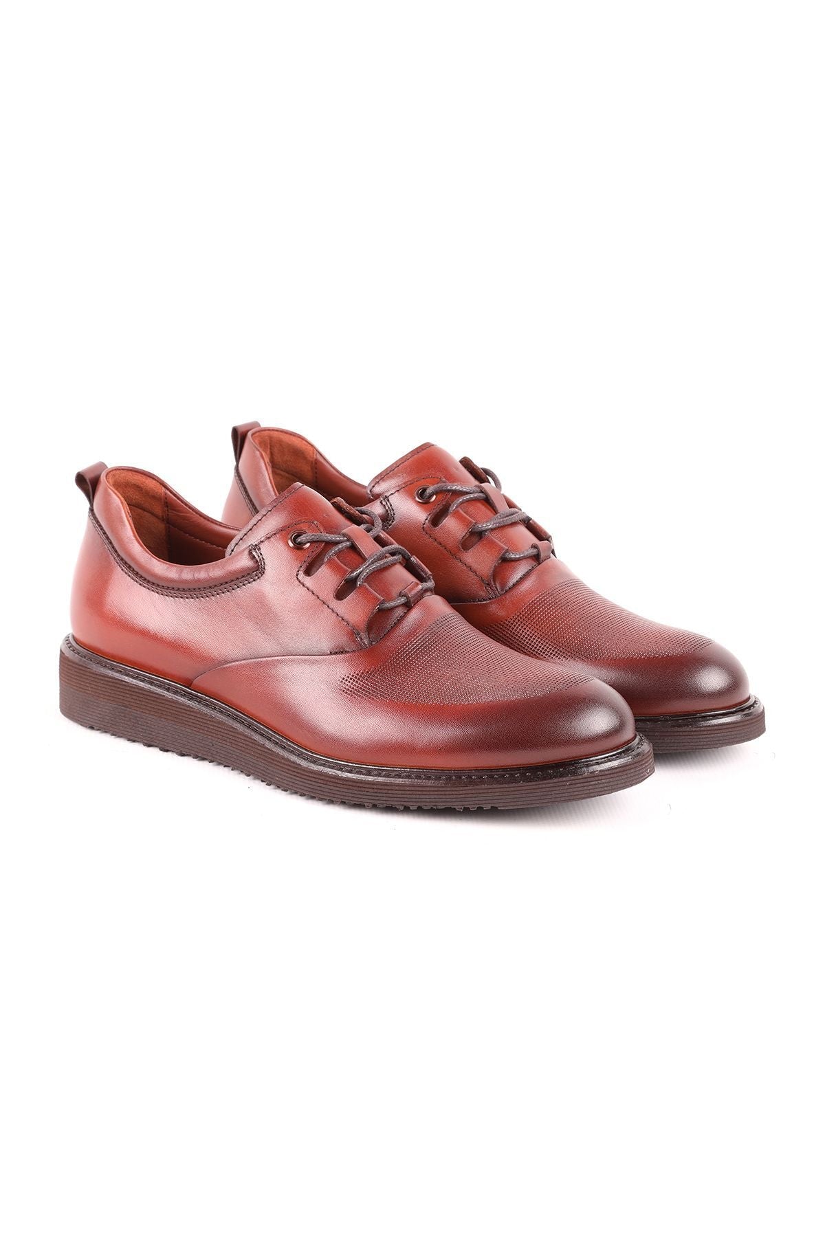 L4206 Casual Men's Leather Shoes Tan-khv - MALLTURK