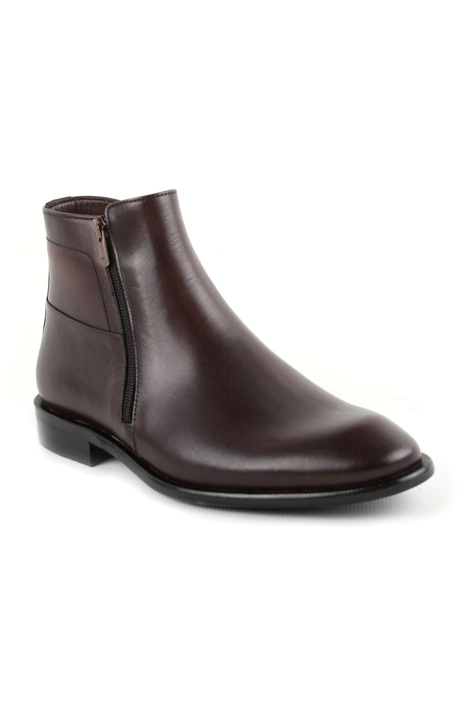 L4367 Leather Men's Boots Brown - MALLTURK